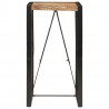 Stolik barowy, 60x55x110, lite drewno z odzysku