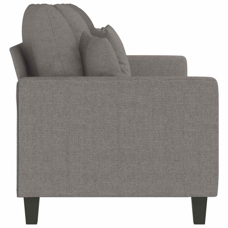 Sofa 3-osobowa, kolor taupe, 180 cm, tapicerowana tkaniną
