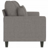 Sofa 3-osobowa, kolor taupe, 180 cm, tapicerowana tkaniną