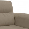 Sofa 2-osobowa, taupe, 140 cm, tapicerowana mikrofibrą