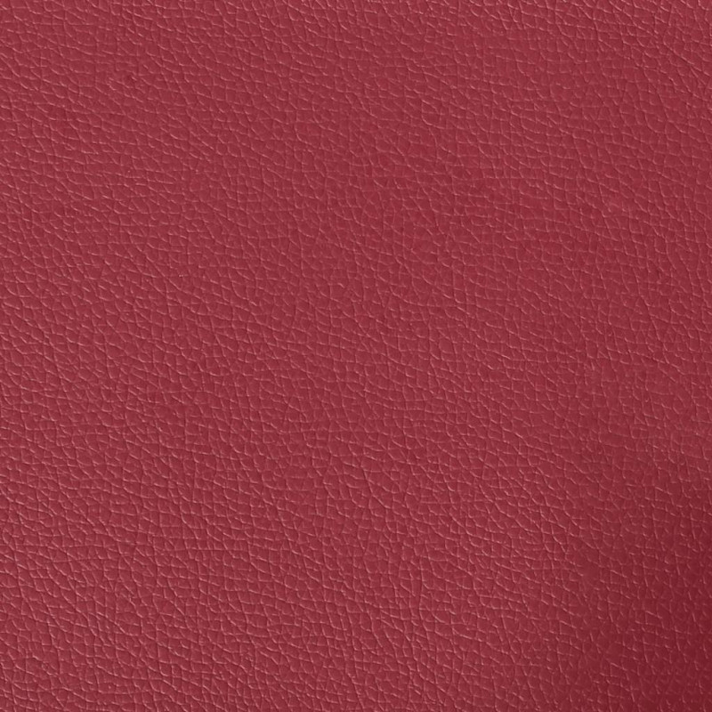 3-osobowa sofa, winna czerwień, 180 cm, sztuczna skóra