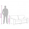 2-osobowa sofa, winna czerwień, 120 cm, sztuczna skóra