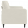 Sofa 3-osobowa, kremowy, 180 cm, tapicerowana aksamitem