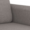 Sofa 2-osobowa, kolor taupe, 120 cm, tapicerowana tkaniną