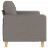 Sofa 3-osobowa, kolor taupe, 180 cm, tapicerowana tkaniną