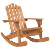 Fotel bujany Adirondack, lite drewno akacjowe