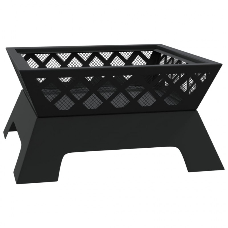 Palenisko z pogrzebaczem, 50 cm, XXL, stal