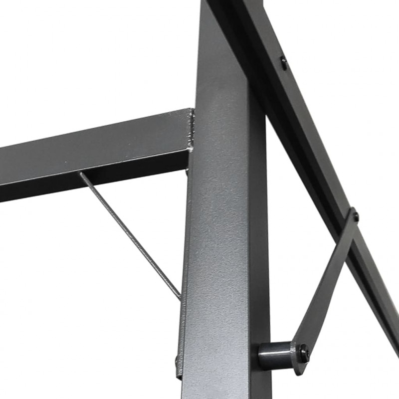 Pergola ze zwijanym dachem, taupe, 295x292x230 cm