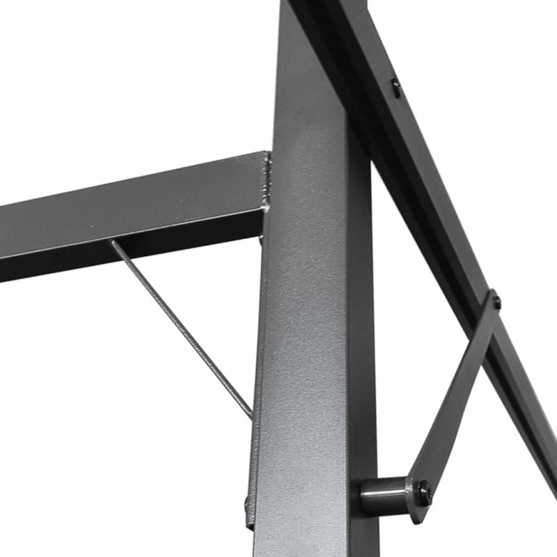 Pergola ze zwijanym dachem, taupe, 589x292x230 cm