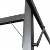 Pergola ze zwijanym dachem, taupe, 589x292x230 cm