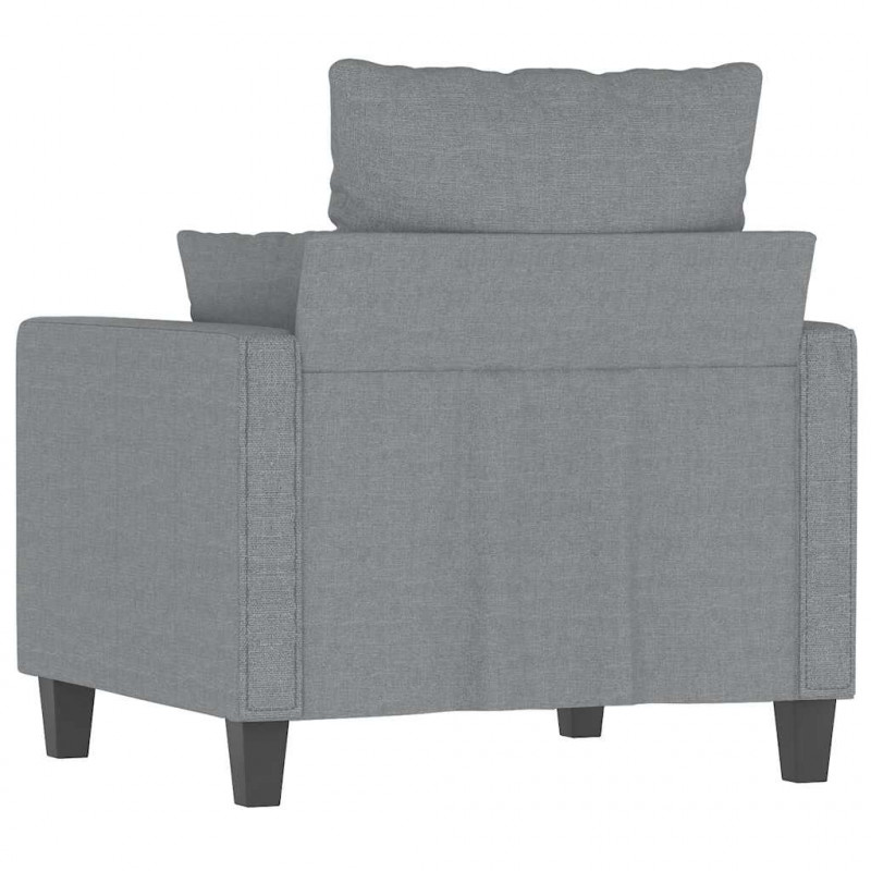 2-osobowa sofa, szary, 140 cm, sztuczna skóra