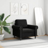 Fotel, czarny, 60 cm, obity aksamitem