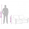Sofa 2-osobowa, ciemnoszary, 120 cm, tapicerowana aksamitem
