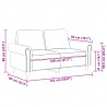 Sofa 2-osobowa, ciemnozielona, 120 cm, tapicerowana aksamitem