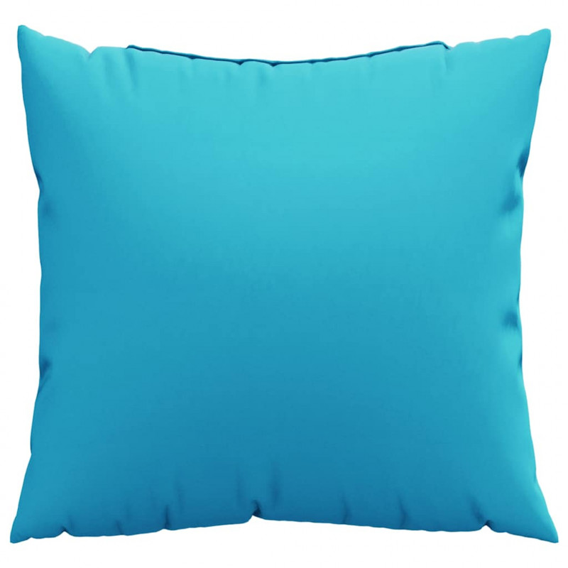Poduszki rozrzucone Gładki 4 pcs Turkusowy 40 x 40 cm