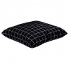 Poduszki rozrzucone Kratka 4 pcs Czarna kratka 50 x 50 cm