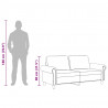 Sofa 2-osobowa, czarna, 140 cm, tapicerowana aksamitem