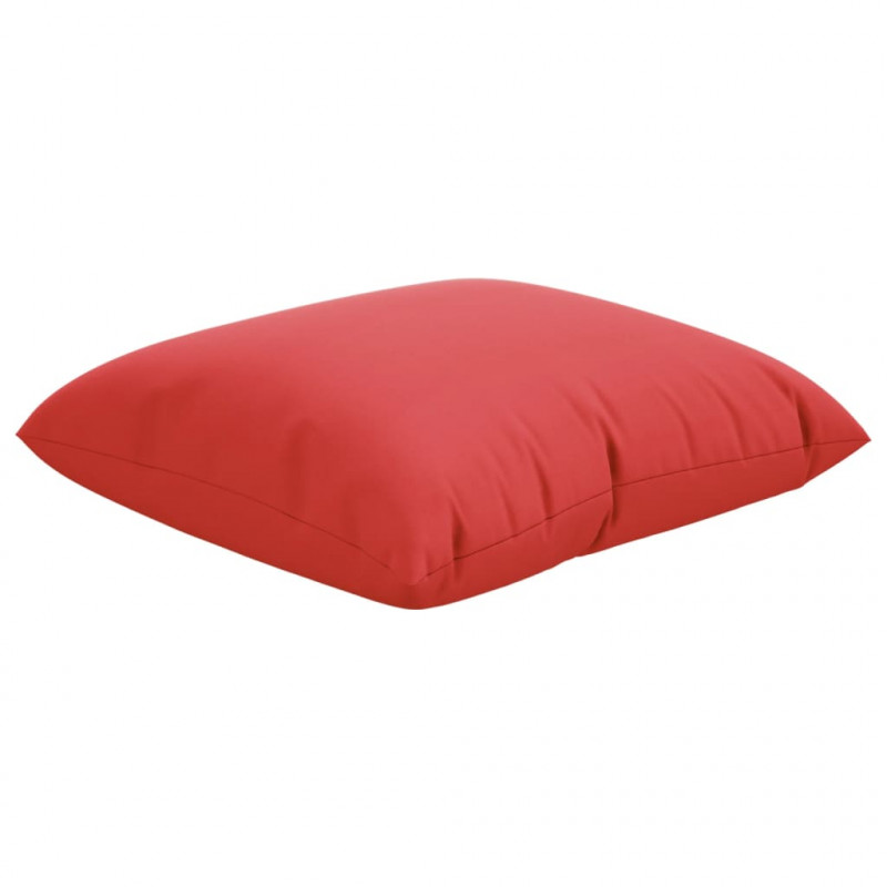 Poduszki na sofę, 4 szt., czerwone, 60x60 cm, tkanina