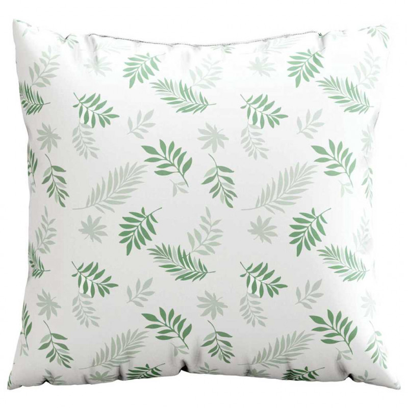 Poduszki rozrzucone Liść 4 pcs Wzór liścia 60 x 60 cm