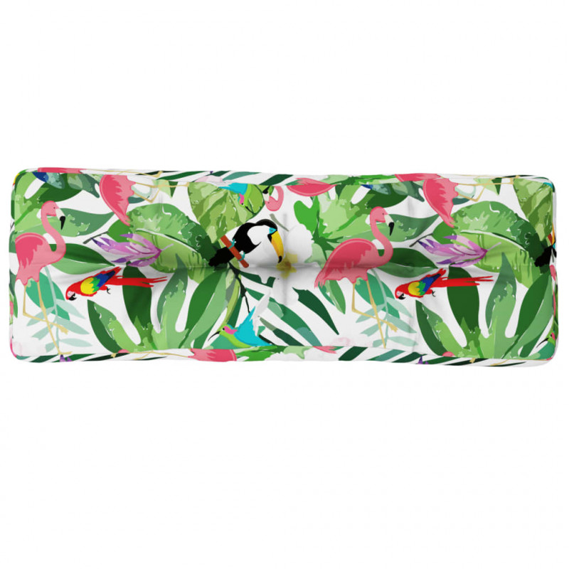 Poduszka na palety, kolorowa, 120x40x12 cm, tkanina