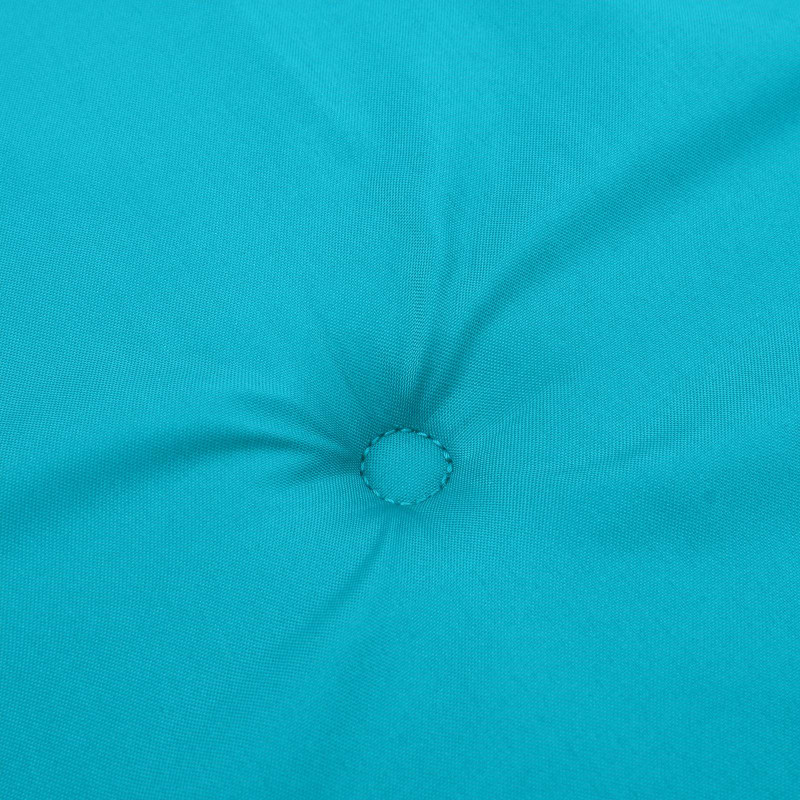 Poduszka na ławkę Turkusowy 120 x 50 x 3 cm Materiał Oxford