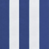 Poduszka na ławkę Czarna kratka 150 x 50 x 3 cm Materiał Oxford