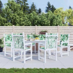 Poduszki na plecy Liść 6 pcs Wzór liścia 100 x 50 x 3 cm