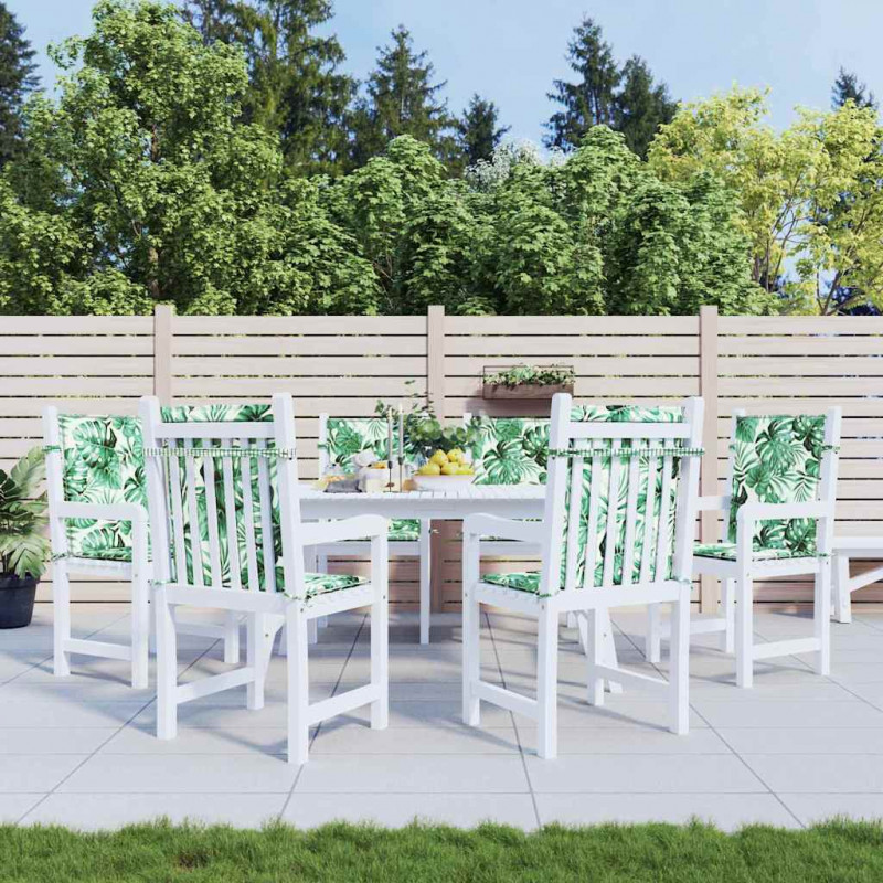 Poduszki na plecy Liść 6 pcs Wzór liścia 100 x 50 x 3 cm