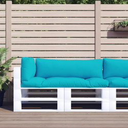 Poduszki na palety, 3 szt., turkusowe, tkanina Oxford