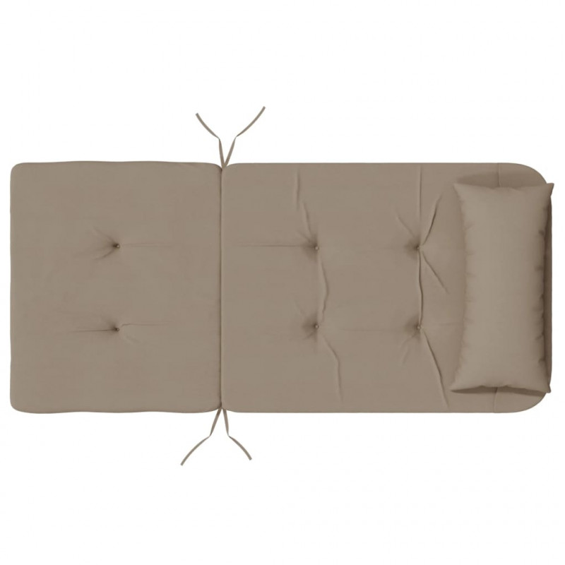 Poduszki na krzesła Adirondack, 2 szt., taupe, tkanina Oxford