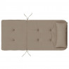 Poduszki na krzesła Adirondack, 2 szt., taupe, tkanina Oxford