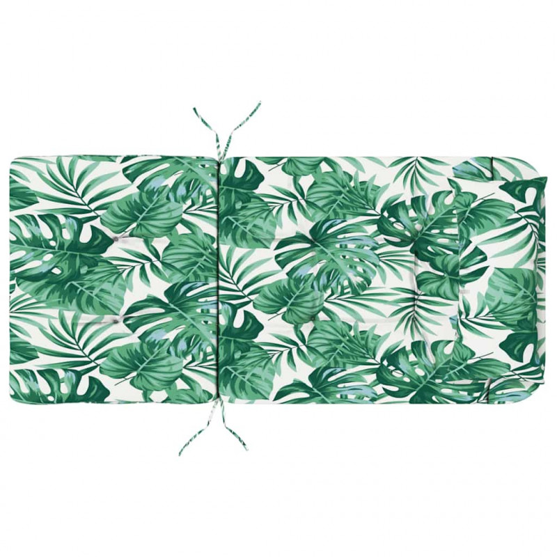 Poduszki na krzesła Liść 2 pcs Wzór liścia 58 x 77 x 4,5 cm