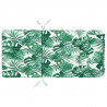 Poduszki na krzesła Liść 2 pcs Wzór liścia 58 x 77 x 4,5 cm