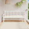 Poduszka na ławkę ogrodową, kremowa, 180x50x7cm, tkanina Oxford