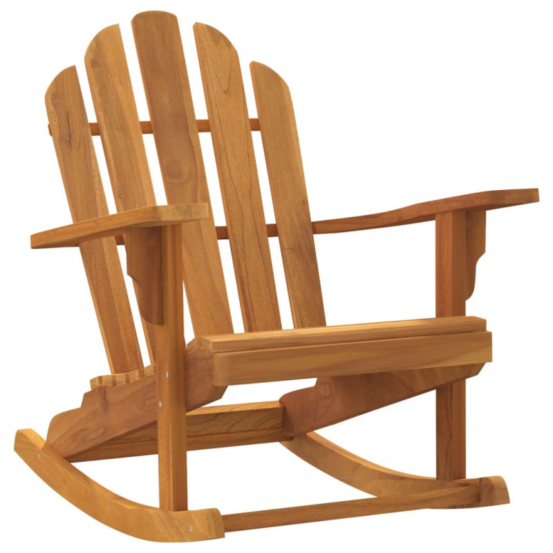 Bujany fotel ogrodowy Adirondack, 79x100x103 cm, drewno tekowe