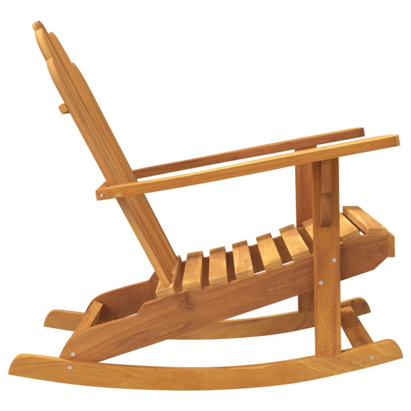 Bujany fotel ogrodowy Adirondack, 79x100x103 cm, drewno tekowe