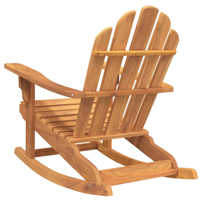Bujany fotel ogrodowy Adirondack, 79x100x103 cm, drewno tekowe