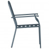 Krzesło Ogrodowe 2 pcs Antracyt 56 x 65 x 89 cm Stal