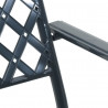 Krzesło Ogrodowe 4 pcs Antracyt 56 x 65 x 89 cm Stal