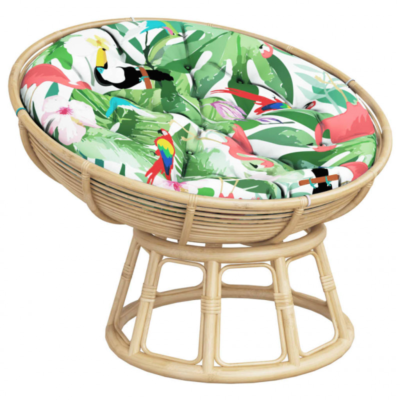 Okrągła poduszka, wielokolorowa, Ø 100 x 11 cm, tkanina Oxford