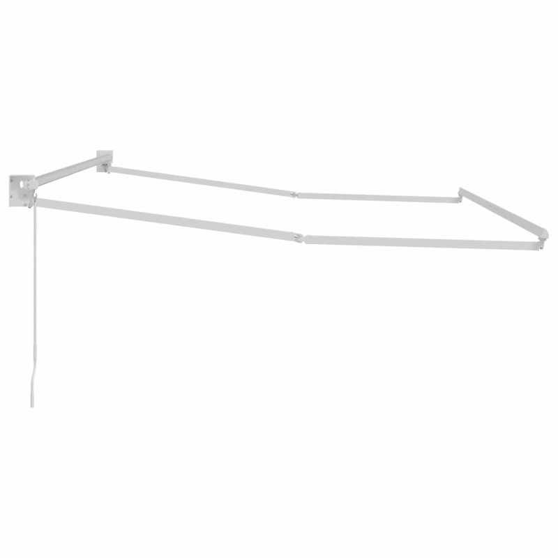 Markiza chowana Biały 300 x 250 cm Aluminium