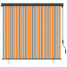 Roleta Żółty i Niebieski 180 x 250 cm Materiał i Aluminium
