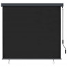 Roleta z zasłonami Antracyt 180 x 250 cm Materiał i Aluminium