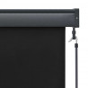 Roleta z zasłonami Antracyt 180 x 250 cm Materiał i Aluminium