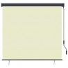 Roleta z zasłonami Kremowy 180 x 250 cm Materiał i Aluminium