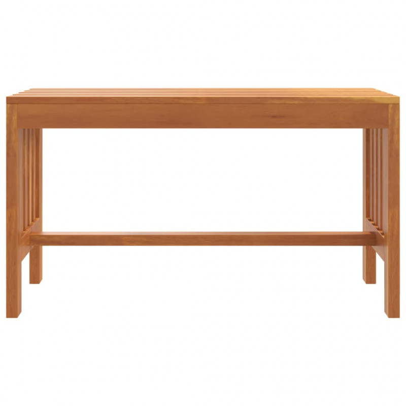 Ławka ogrodowa, 80 cm, lite drewno eukaliptusowe