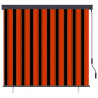 Roleta Pomarańczowy i brązowy 180 x 250 cm Materiał i Aluminium