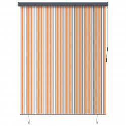 Roleta Żółty i Niebieski 200 x 250 cm Materiał i Aluminium