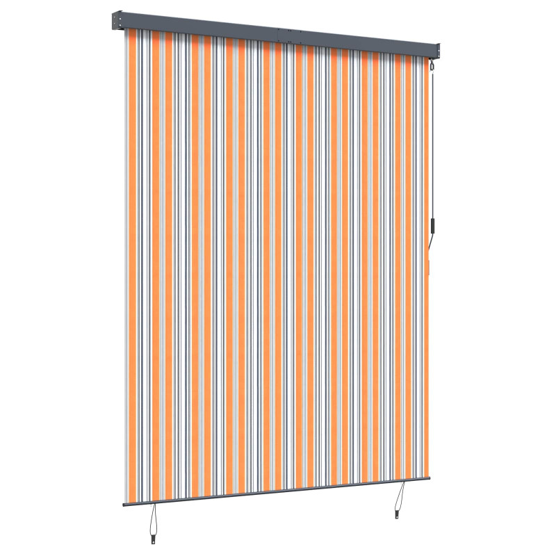 Roleta Żółty i Niebieski 200 x 250 cm Materiał i Aluminium
