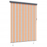 Roleta Żółty i Niebieski 200 x 250 cm Materiał i Aluminium